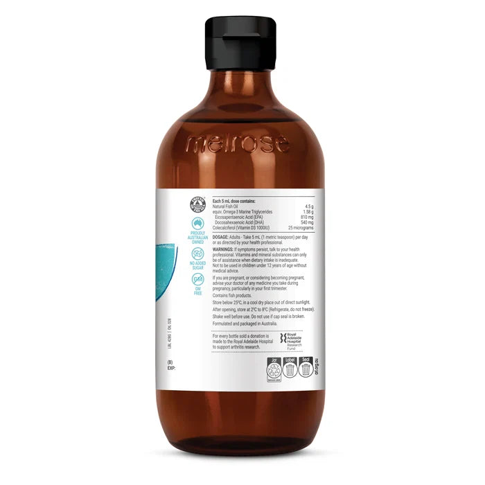 Melrose Fish Oil + Vitamin D 500mL