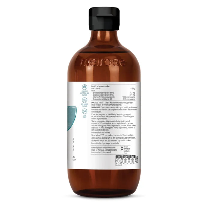 Melrose Cod Liver Oil 500mL