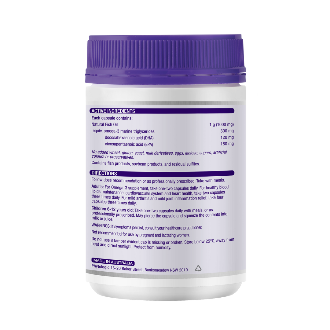 Henry Blooms Odourless Natural Fish Oil 1000mg 400 Capsules