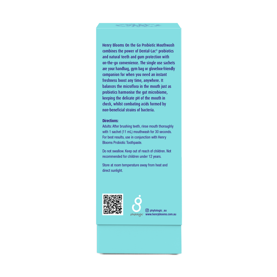 Henry Blooms On the Go Probiotic Mouthwash 220mL