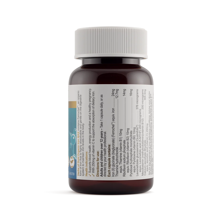 Herbs of Gold Organic Iron Max 30 Capsules