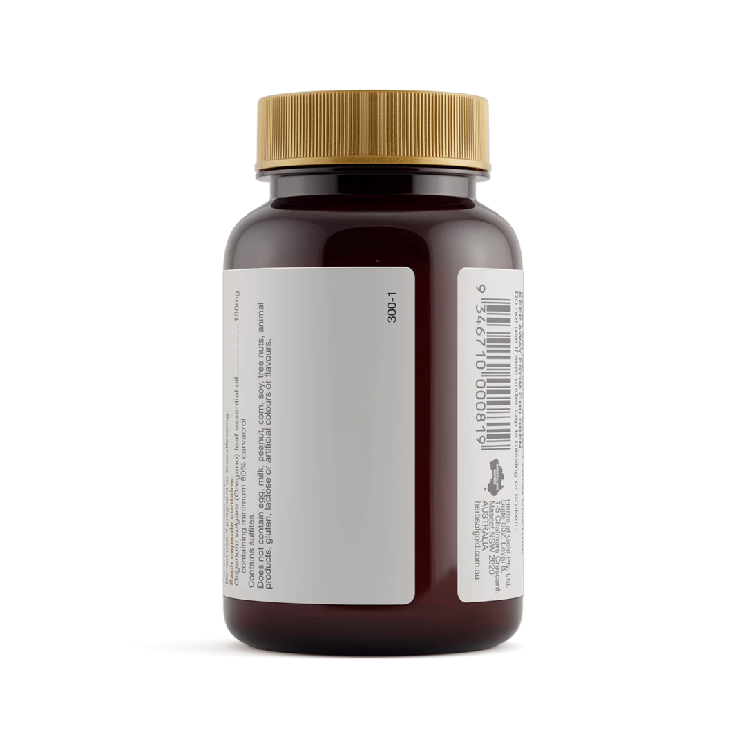 Herbs of Gold Organic Oregano Oil 60 Capsules