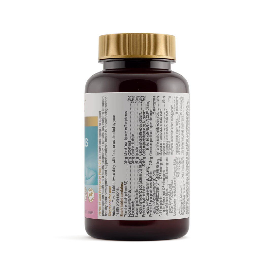 Herbs of Gold Pregnancy Plus 1-2-3 60 Tablets
