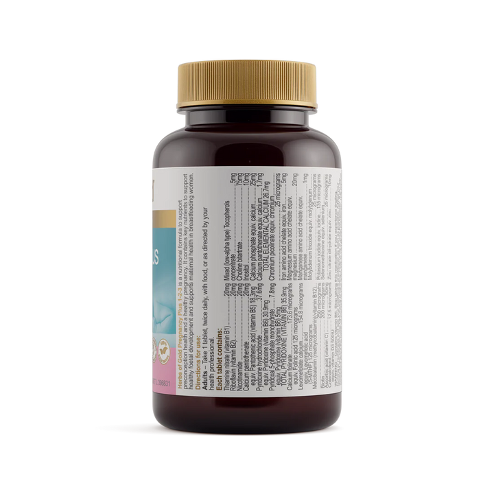Herbs of Gold Pregnancy Plus 1-2-3 60 Tablets