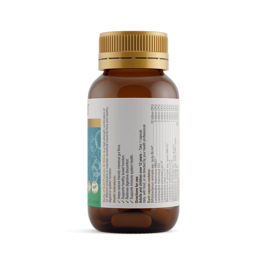 Herbs of Gold Probiotic 60 Billion 60 Capsules