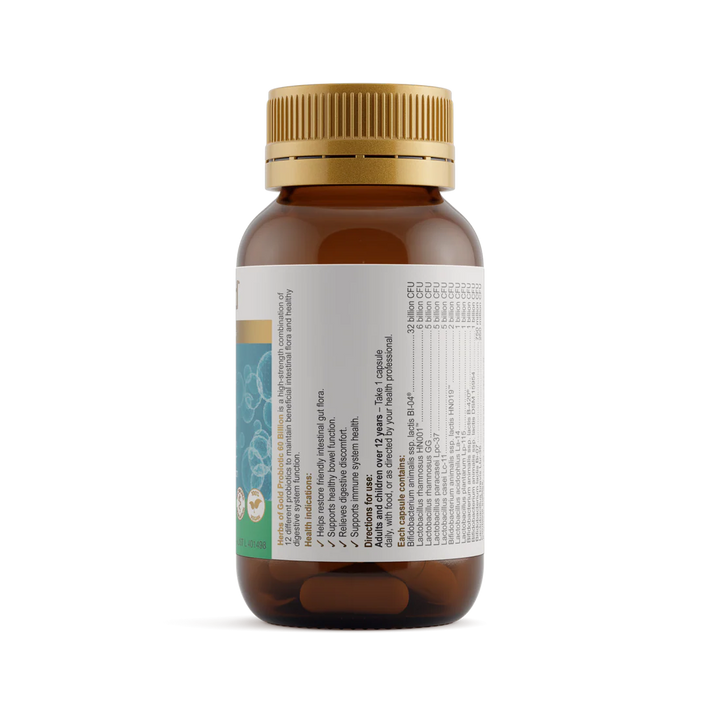 Herbs of Gold Probiotic 60 Billion 60 Capsules