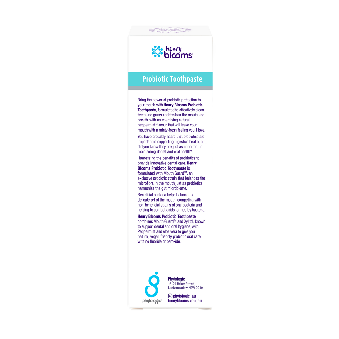 Henry Blooms Probiotic Toothpaste 100g