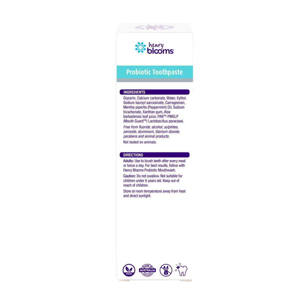Henry Blooms Probiotic Toothpaste 100g