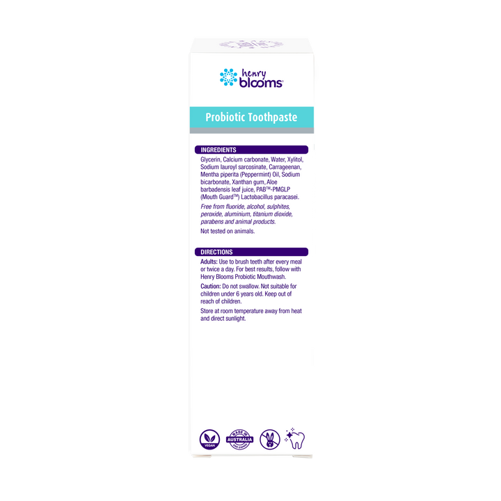 Henry Blooms Probiotic Toothpaste 100g