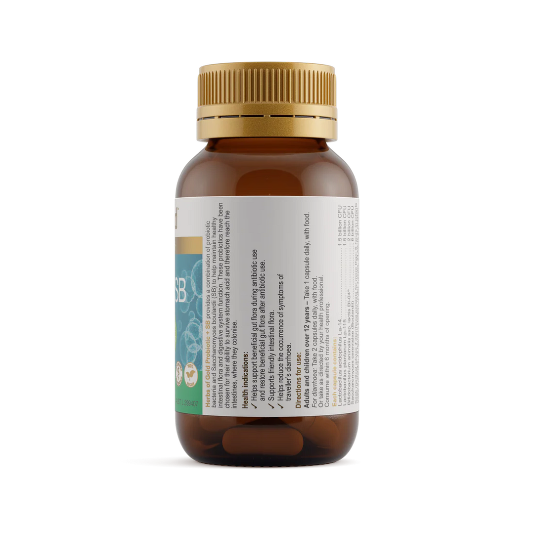 Herbs of Gold Probiotic + SB 60 Capsules