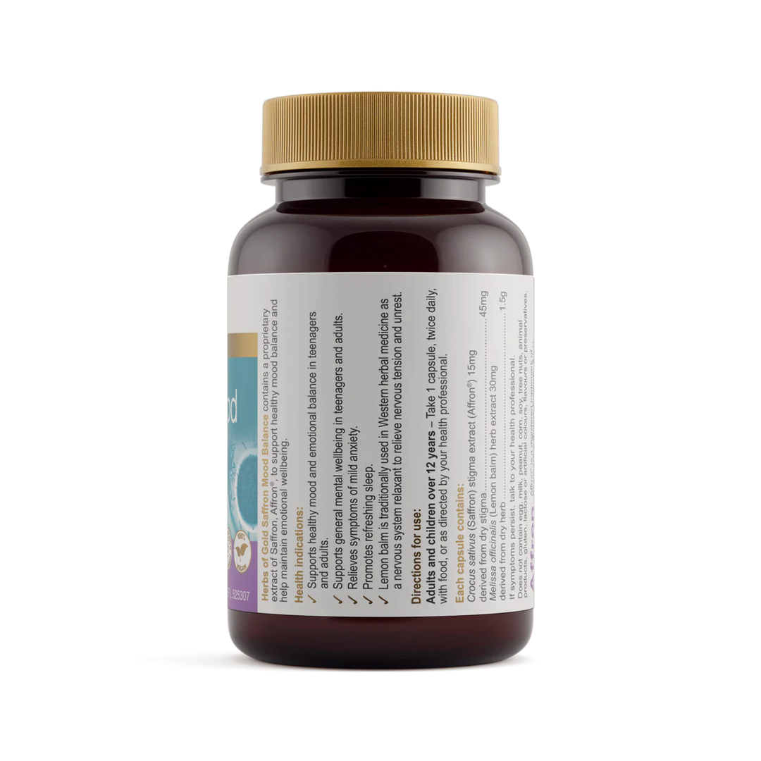 Herbs of Gold Saffron Mood Balance 60 Capsules