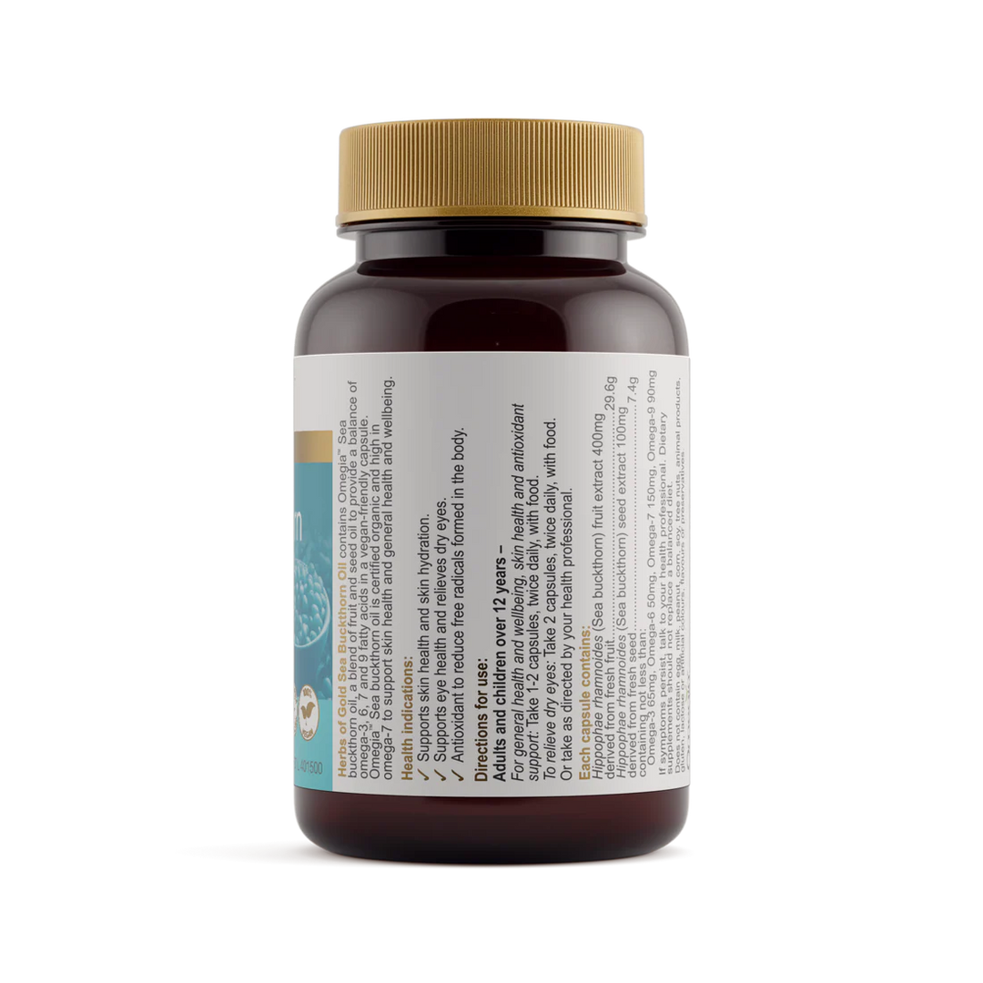 Herbs of Gold Sea Buckthorn Oil 60 Capsules