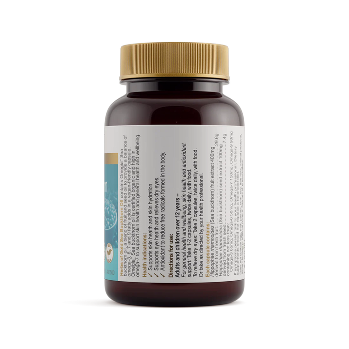 Herbs of Gold Sea Buckthorn Oil 60 Capsules