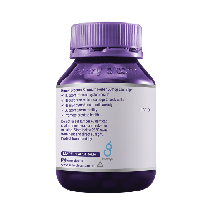 Henry Blooms Selenium Forte 150 mcg 90 Capsules