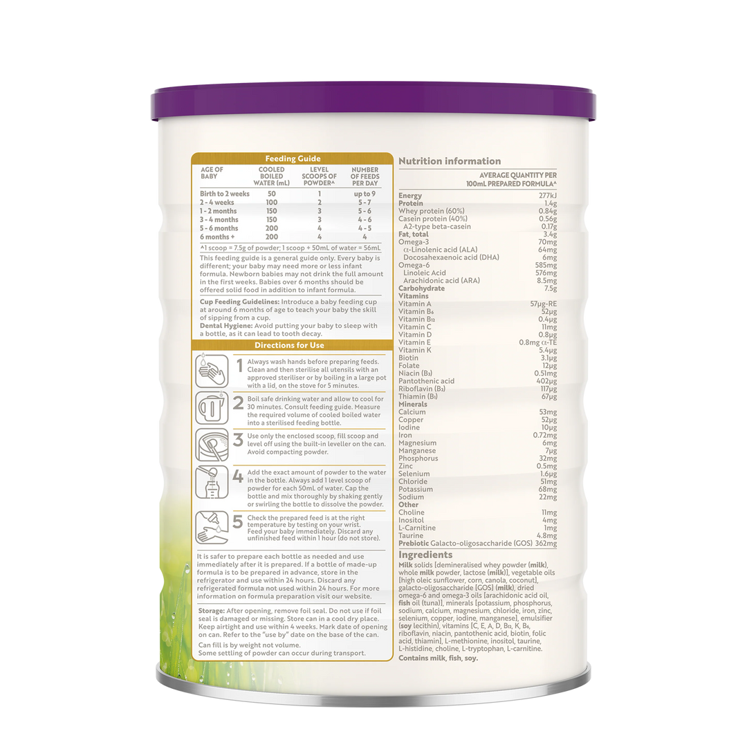 a2 Gentle Gold® Stage 1 Premium Formula 800g