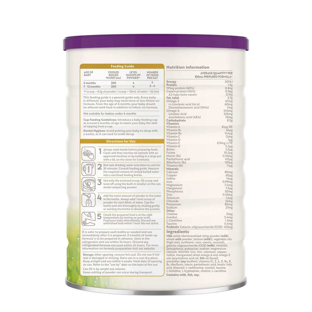 a2 Gentle Gold® Stage 2 Premium Follow-on Formula 800g
