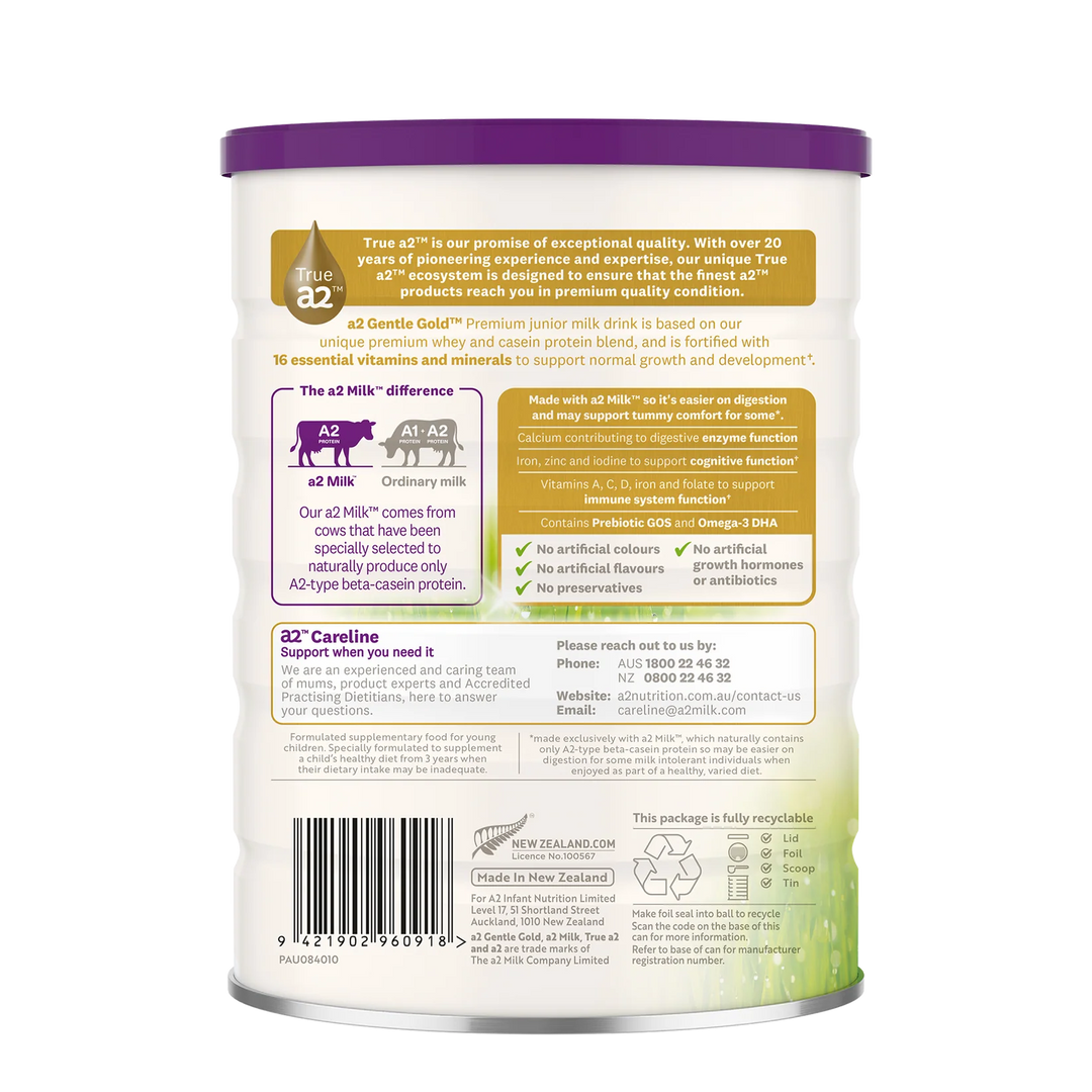 a2 Gentle Gold® Stage 4 Premium Junior Milk Drink 800g