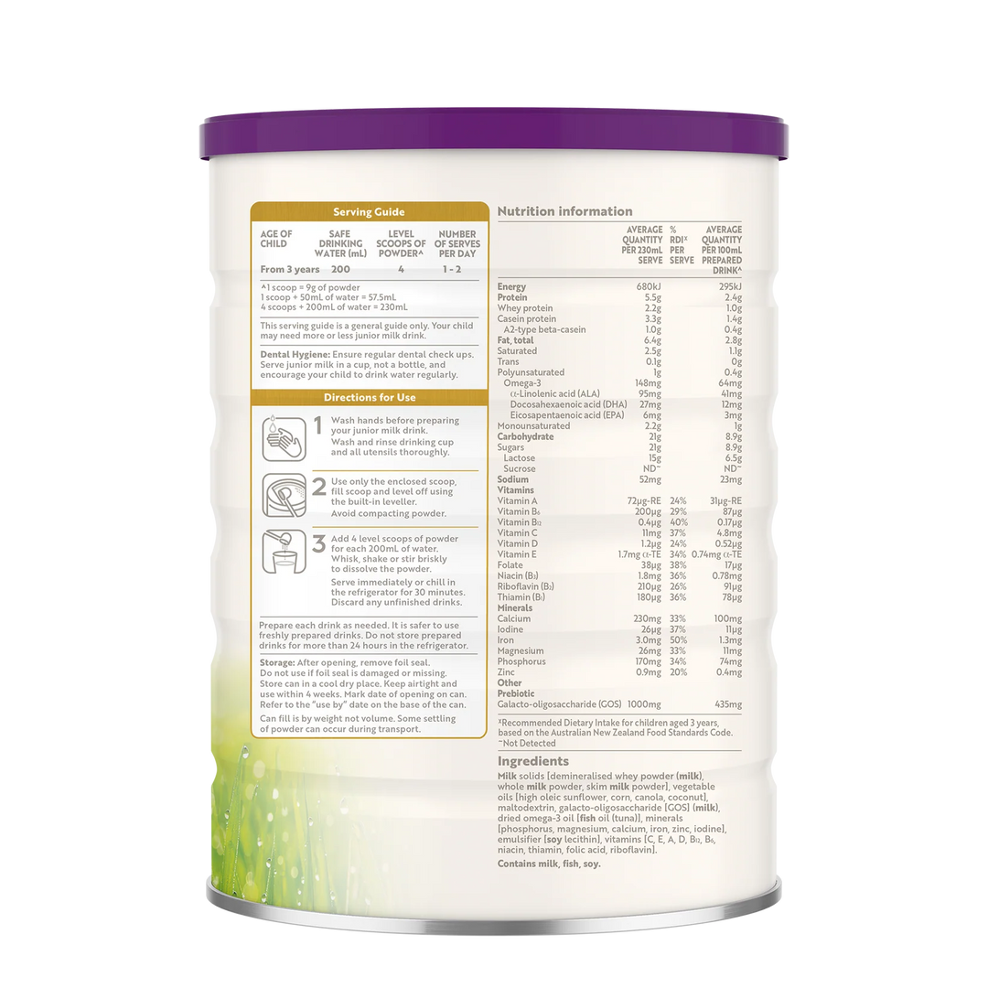 a2 Gentle Gold® Stage 4 Premium Junior Milk Drink 800g
