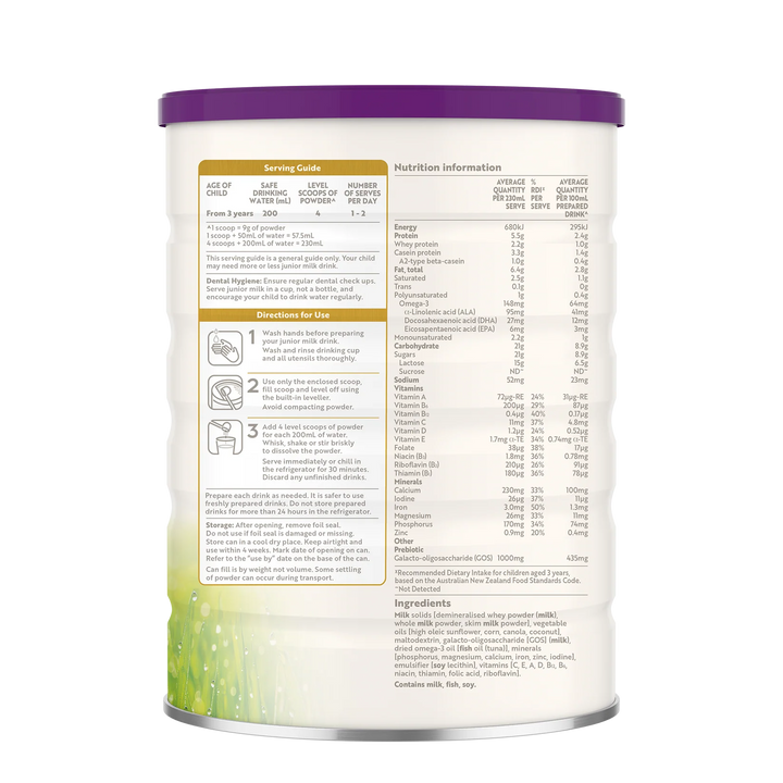 a2 Gentle Gold® Stage 4 Premium Junior Milk Drink 800g