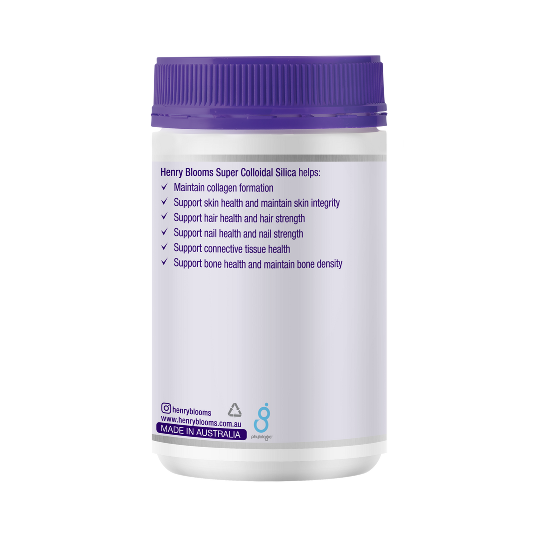 Henry Blooms Super Colloidal Silica 120 Capsules