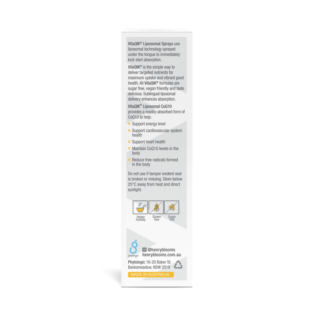 Henry Blooms VitaQIK® Liposomal Spray Energy CoQ10 50 mL