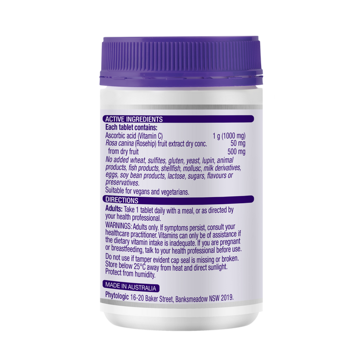 Henry Blooms Vitamin C 1000mg &amp; Rosehip 500mg 180 Tablets