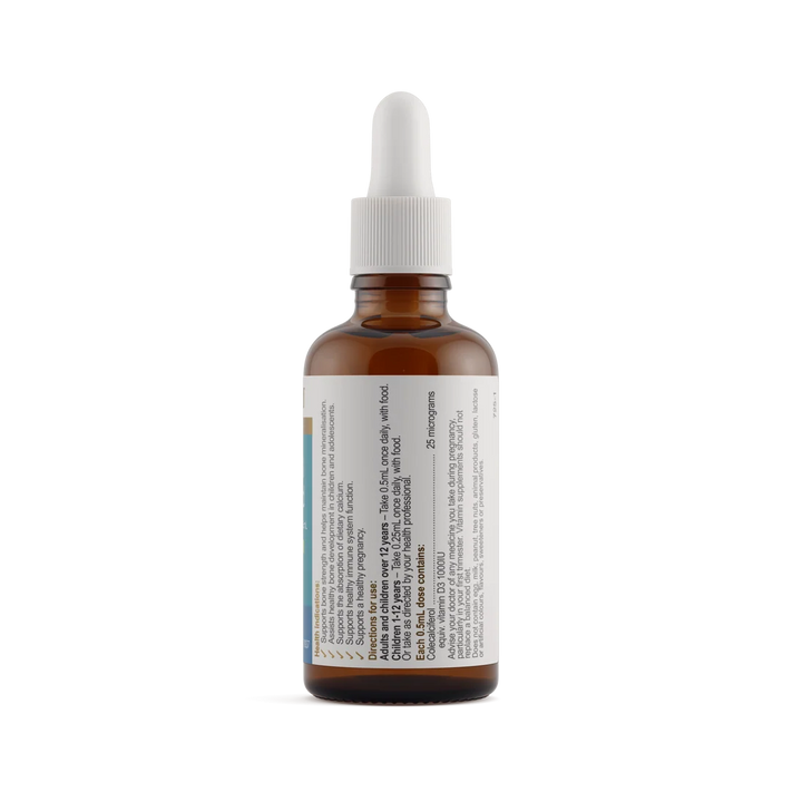Herbs of Gold Vitamin D3 1000 Liquid 50 Millilitre