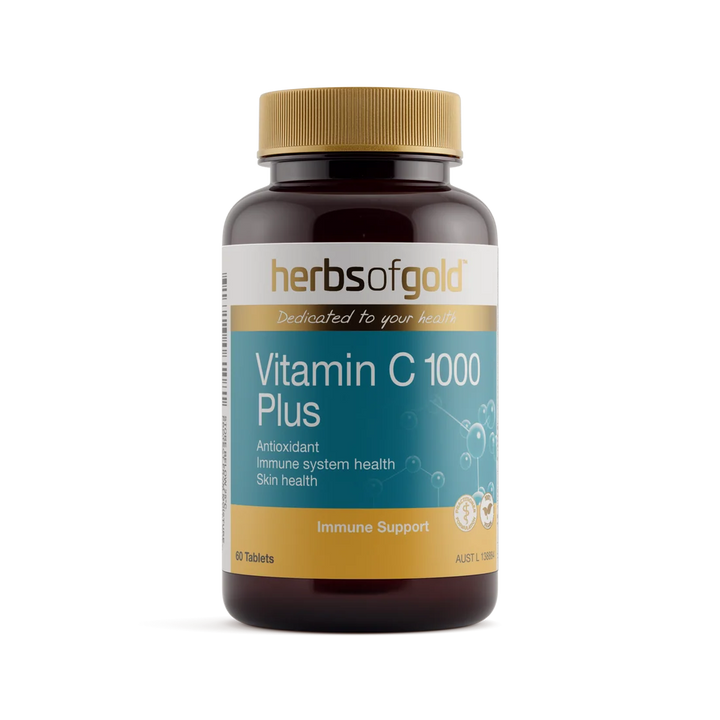 Herbs of Gold Vitamin C 1000 Plus 60 Tablets