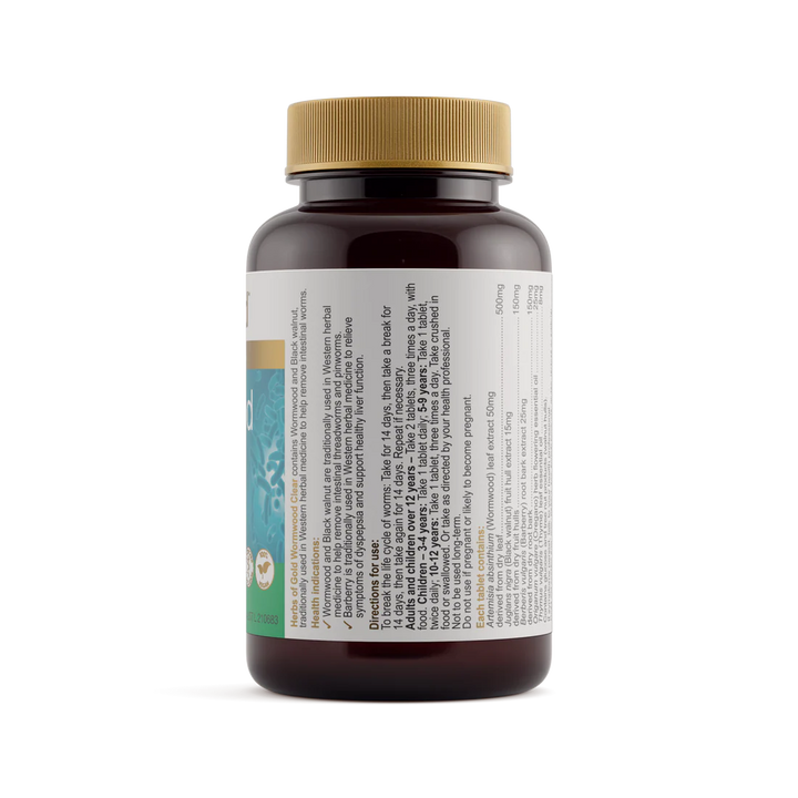 Herbs of Gold Wormwood Clear 84 Tablets