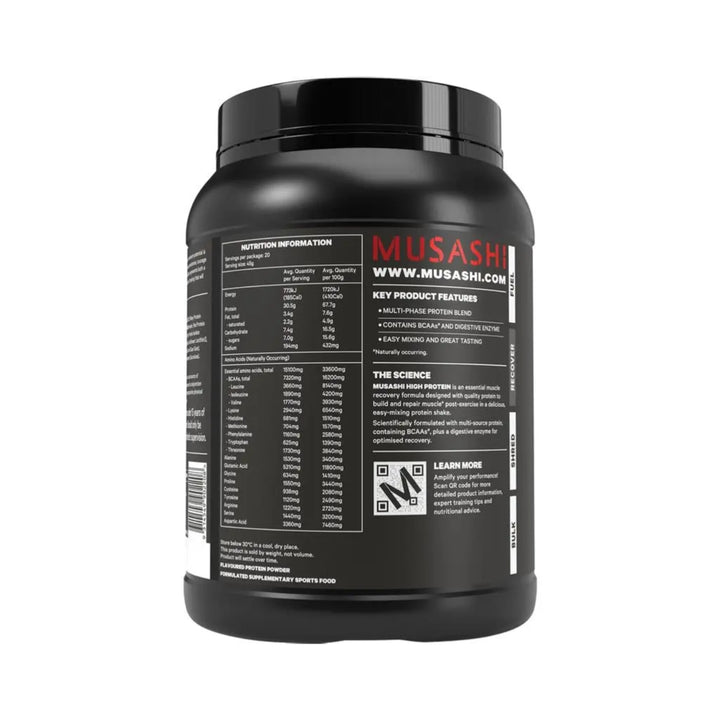 Musashi High Protein Powder Vanilla 900 g
