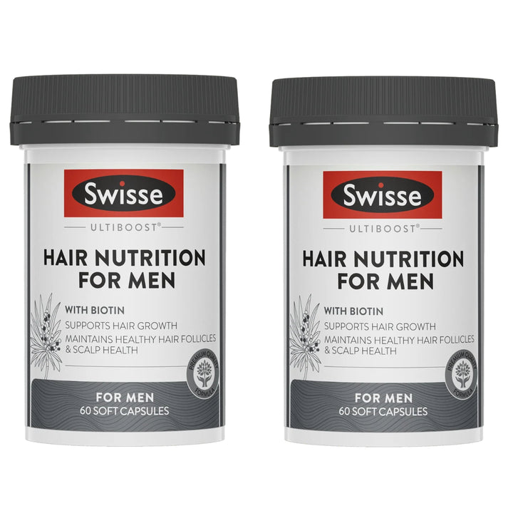 Swisse Ultiboost Hair Nutrition For Men 60 Capsules