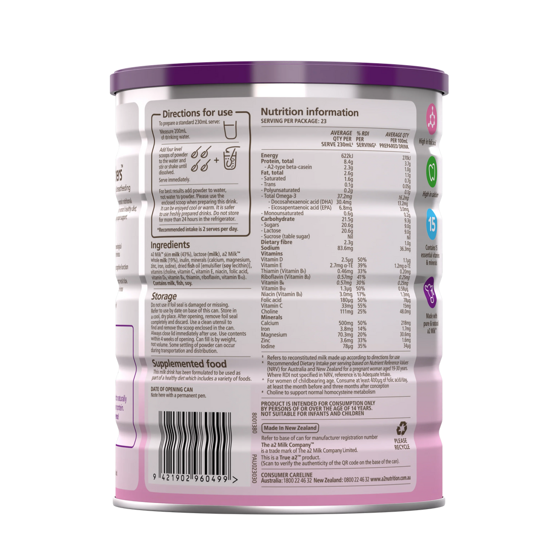 a2 Platinum Nutrition for Mothers Powder 900g