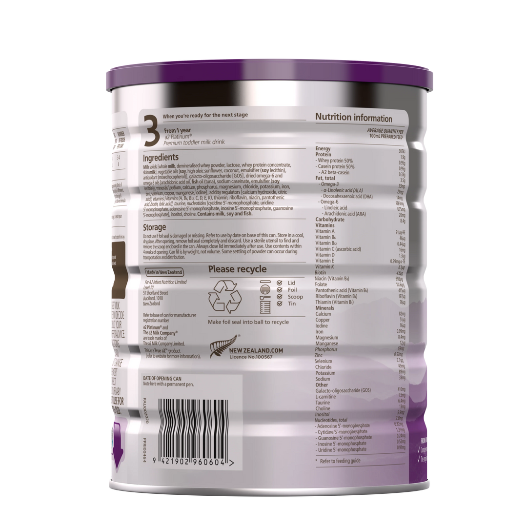 a2 Follow On Stage 2 Platinum Premium Infant Formula 900g