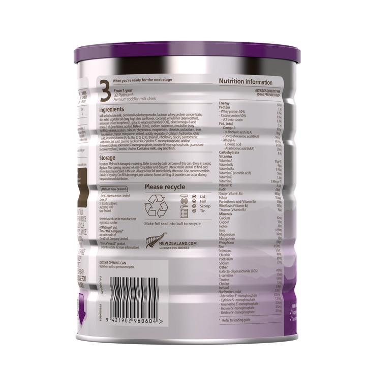 a2 Follow On Stage 2 Platinum Premium Infant Formula 900g