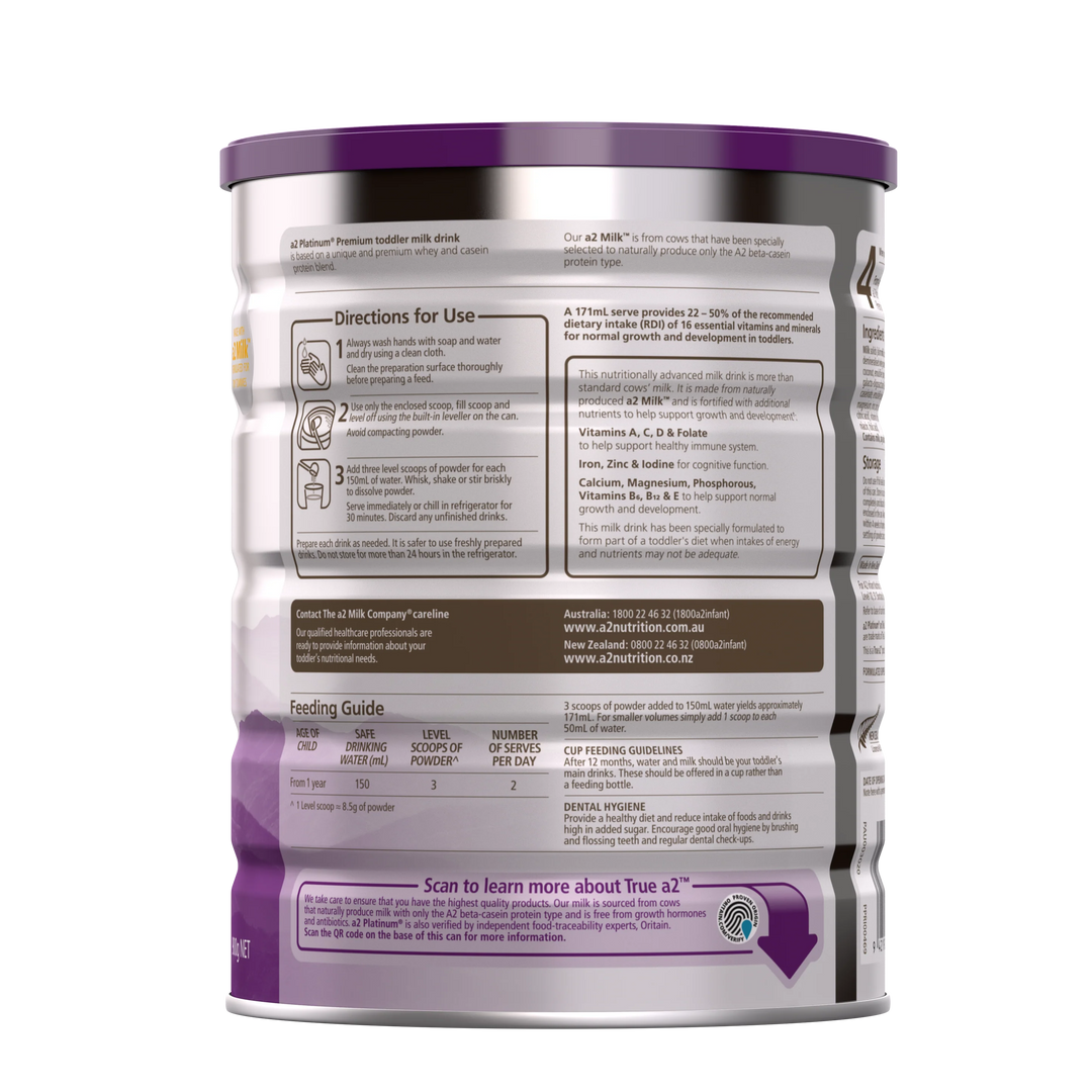 A2 Toddler Stage 3 Platinum Premium Formula 900g