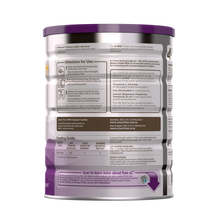 A2 Toddler Stage 3 Platinum Premium Formula 900g