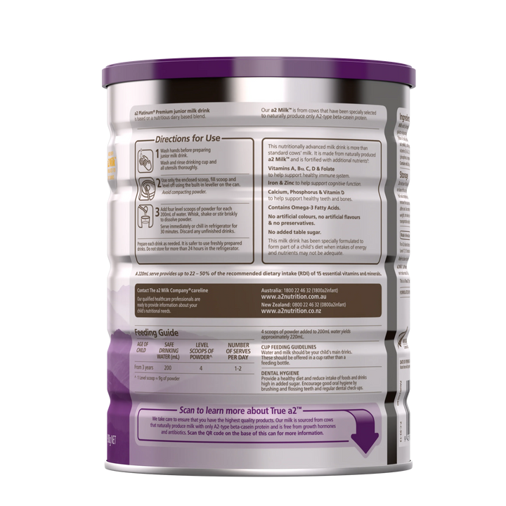 A2 Junior Stage 4 Platinum Premium Formula 900g