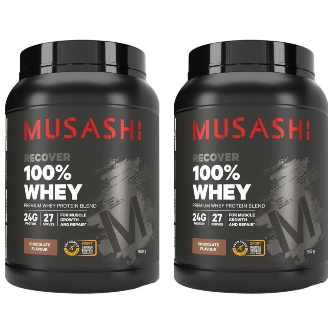 Musashi 100% Whey Protein Powder Chocolate 900g