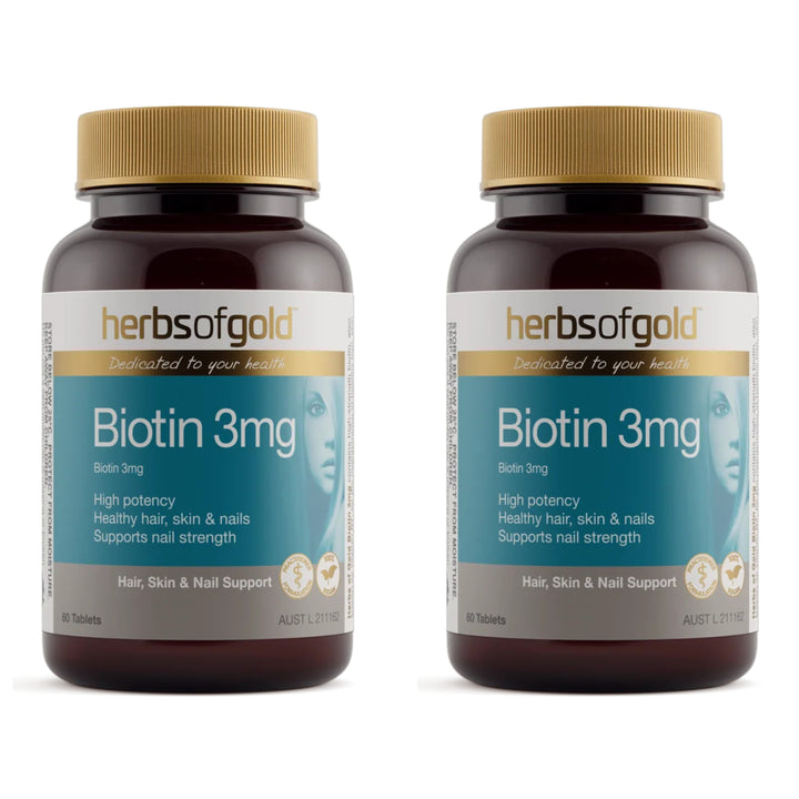 Herbs of Gold Biotin 3mg 60 Tablets