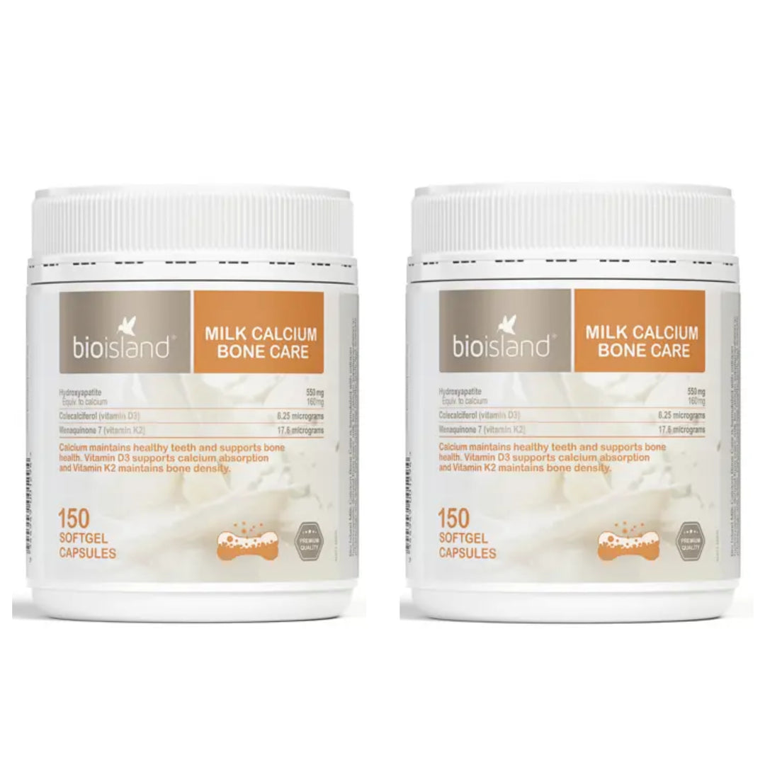 Bio Island Milk Calcium Bone Care 150 Capsules