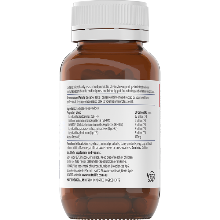 Nutra-Life PROBIOTICA HIGH POTENCY  50 BILLION 50caps