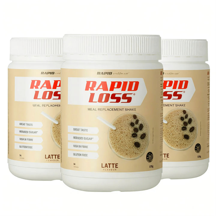 Rapid Loss 拿铁味代餐奶昔 575克