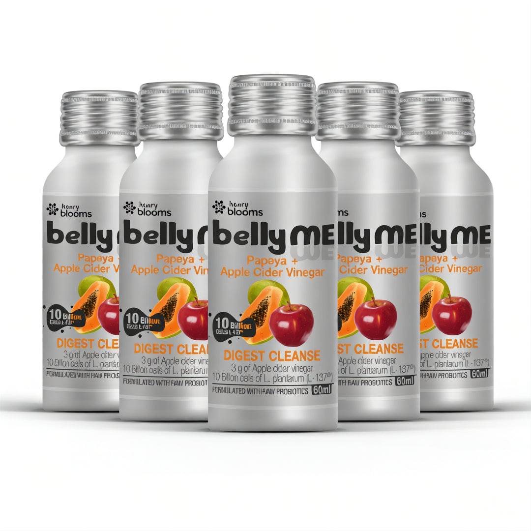 Henry Blooms BellyMe Digest Cleanse Papaya + ACV 60 mL