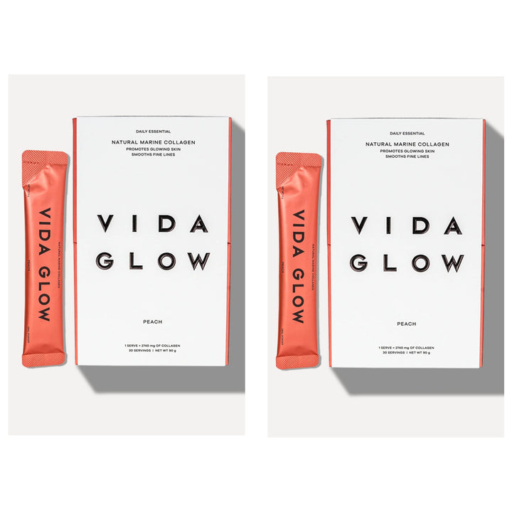 Vida Glow 天然深海胶原蛋白粉 水蜜桃味 90克（30袋装）