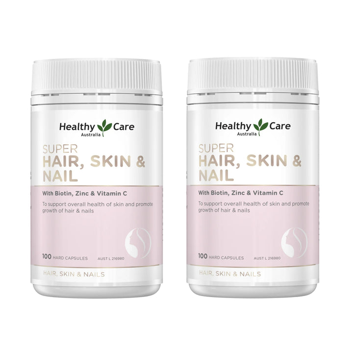 Healthy Care Super Hair, Skin &amp; Nails 100 Capsules