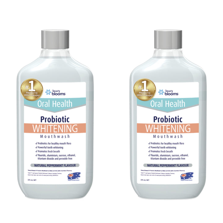 Henry Blooms Probiotic Whitening Mouthwash 375 mL