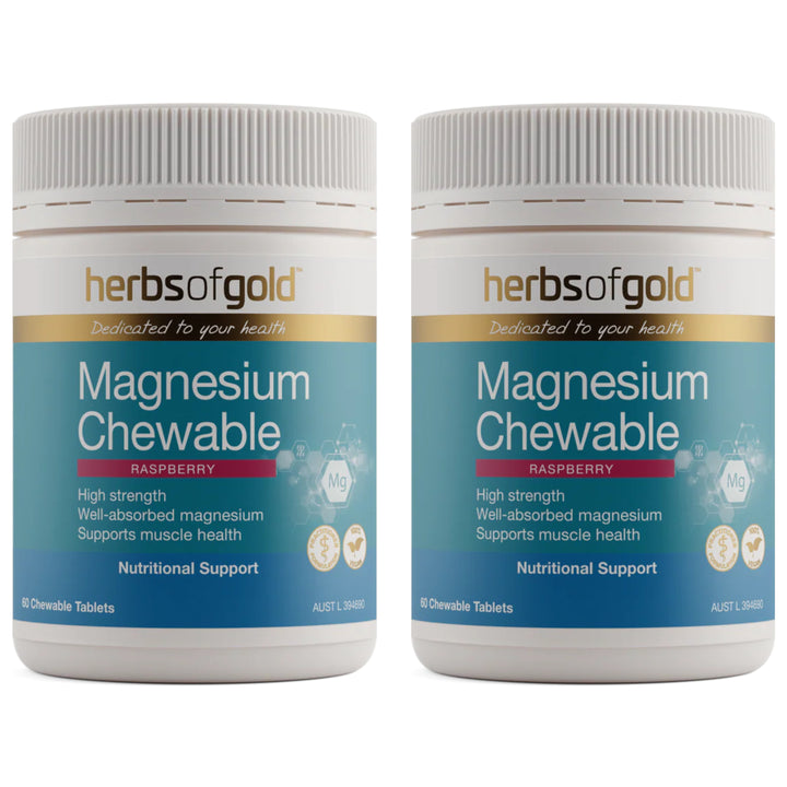 Herbs of Gold Magnesium Chewable 60 Tablets
