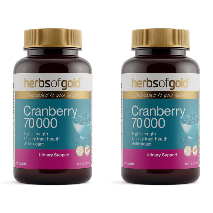 Herbs of Gold Cranberry 70 000 50 Tablets