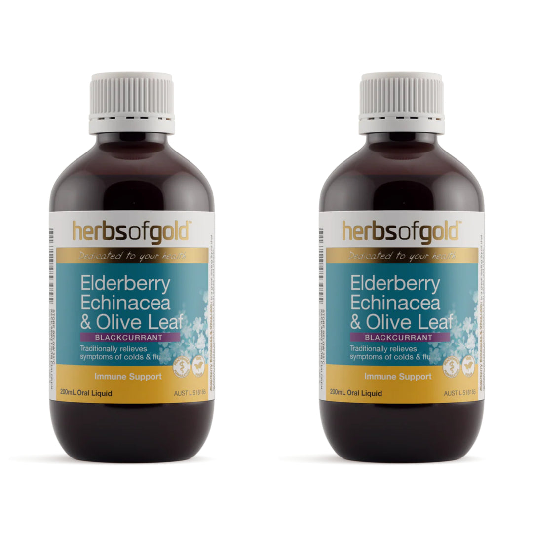 Herbs of Gold Elderberry Echinacea &amp; Olive Leaf 200 ML