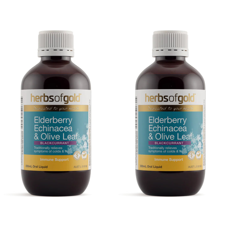 Herbs of Gold Elderberry Echinacea &amp; Olive Leaf 200 ML